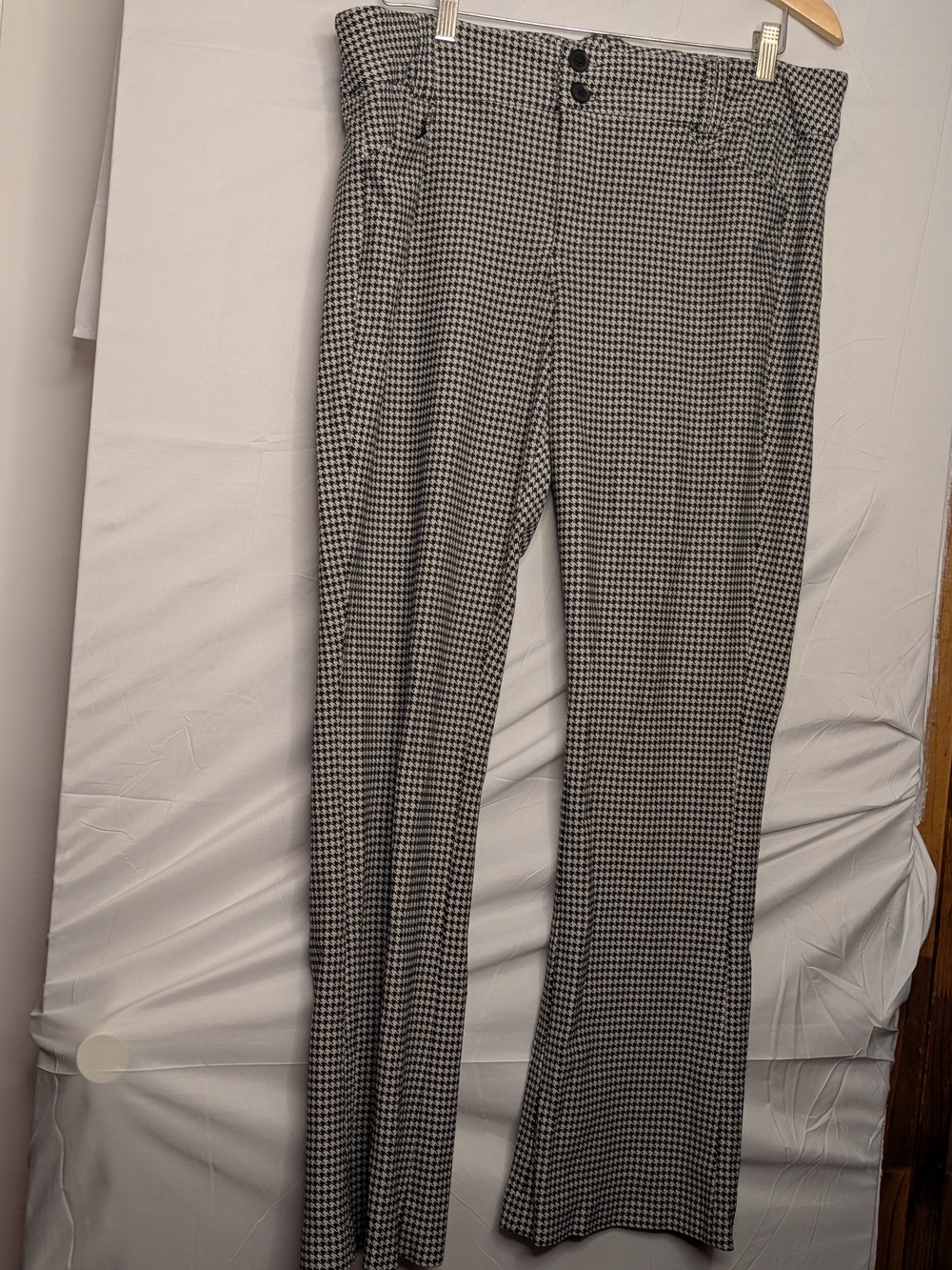 Torrid Studio Houndstooth Trouser Bootcut Ponte Pants Size 18R - Picture 5 of 6